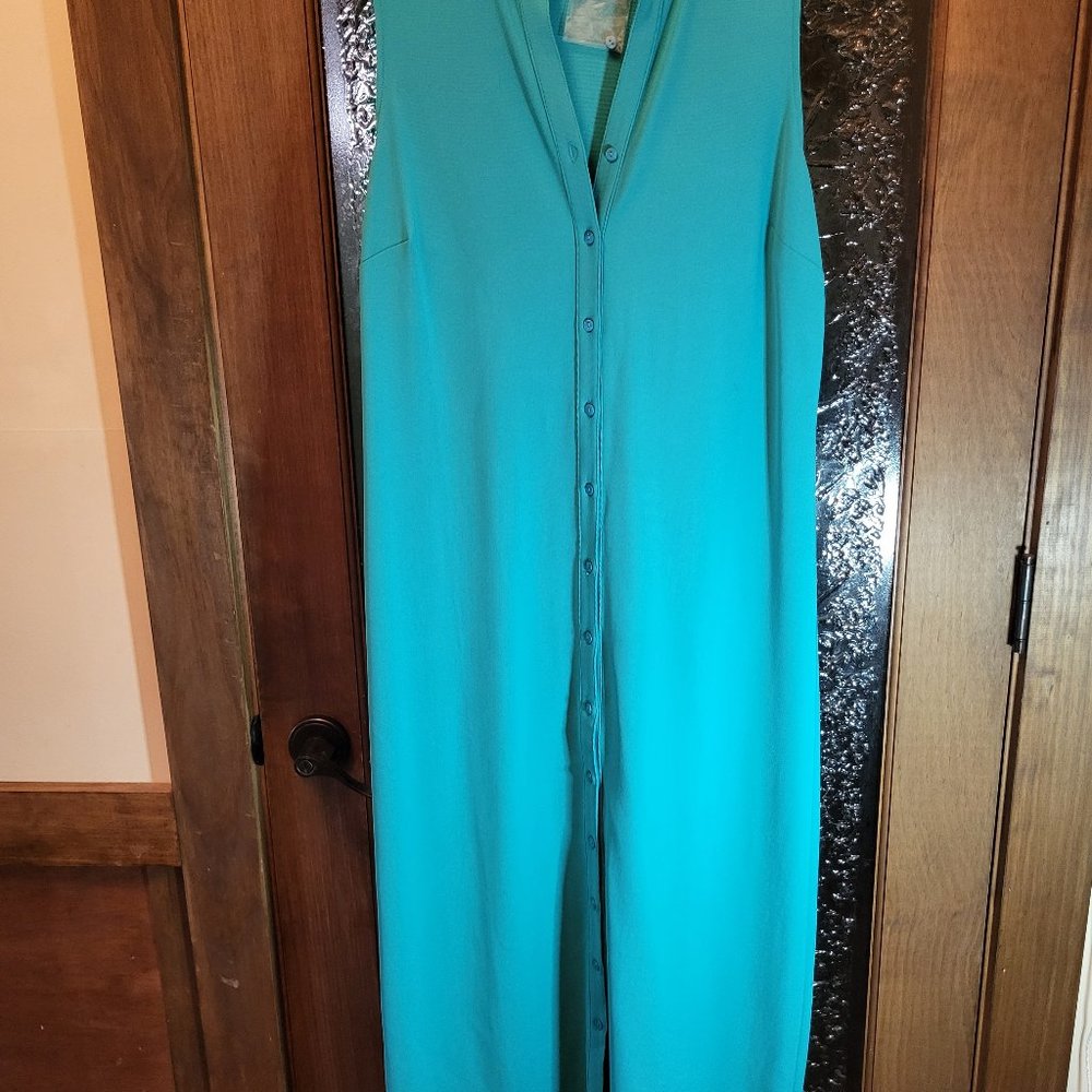 Boston Proper turquoise maxi